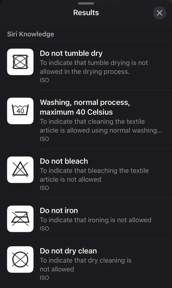 How to use your iPhone to decode laundry symbols