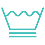 Machine Washing Gentle Laundry Symbol